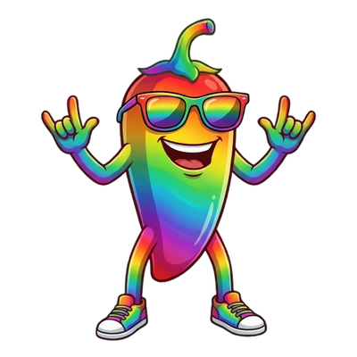 Rainbow Chillin Chilli