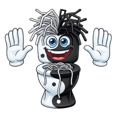 Yin Yang Spaghetti Tualetti